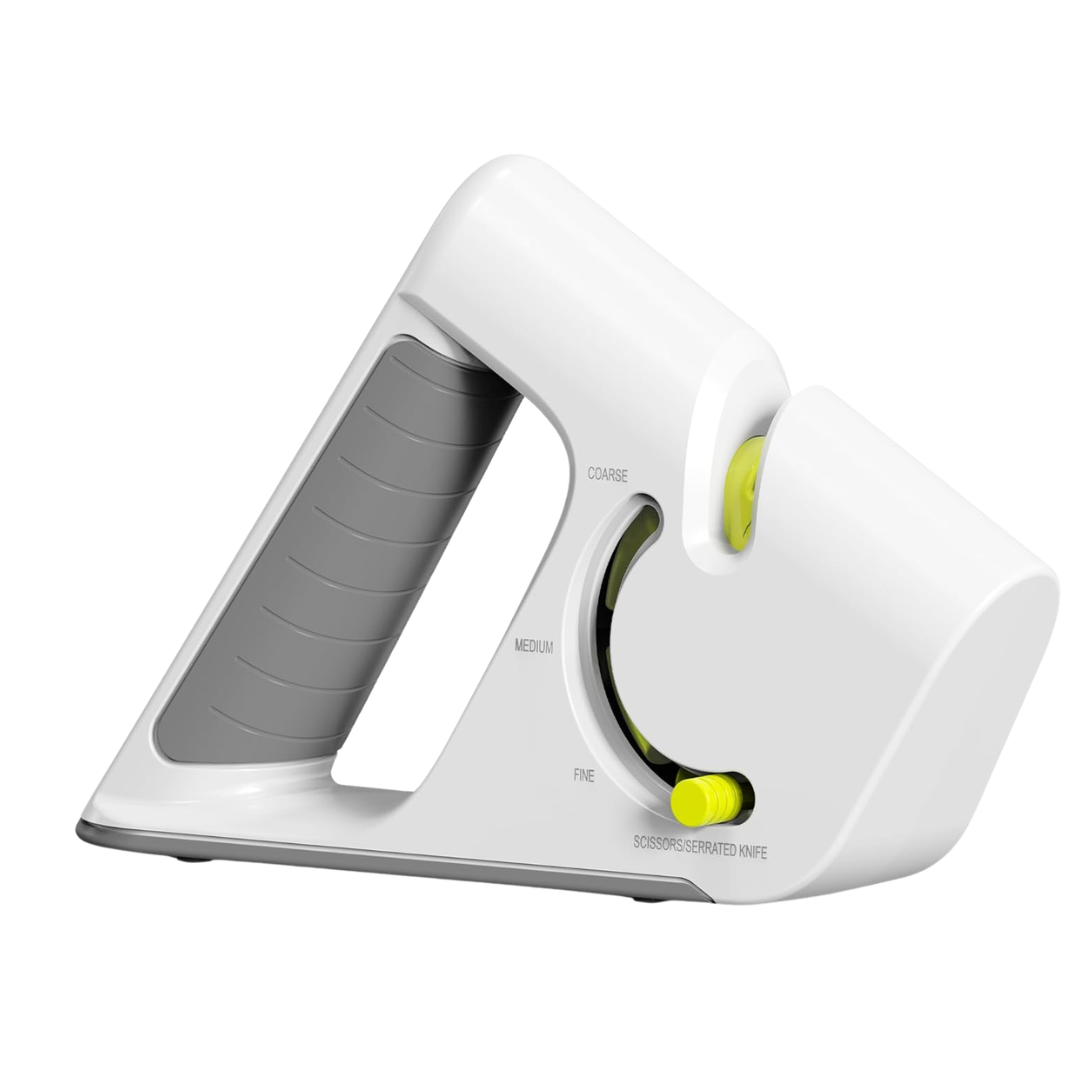 4-in-1 Pocket Knife Sharpener With Non-Slip Base