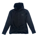 Eddie Bauer Women's Mini Grid Fleece Jacket (Black)
