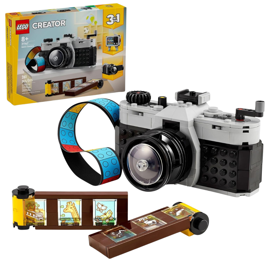 261-Piece LEGO 31147 3-in-1 Creator Retro Camera Toy