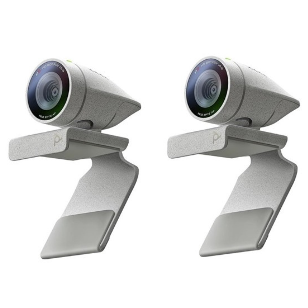 2-Pack Plantronics Poly Studio P5 Professional 1080p HD Webcam