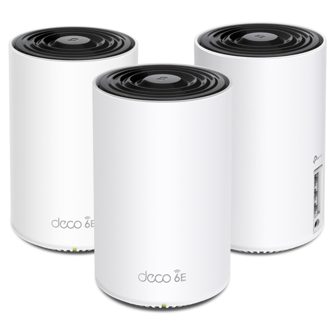 3-Pack TP-Link Deco XE75 AXE5400 Tri-Band WiFi 6E Mesh Router System
