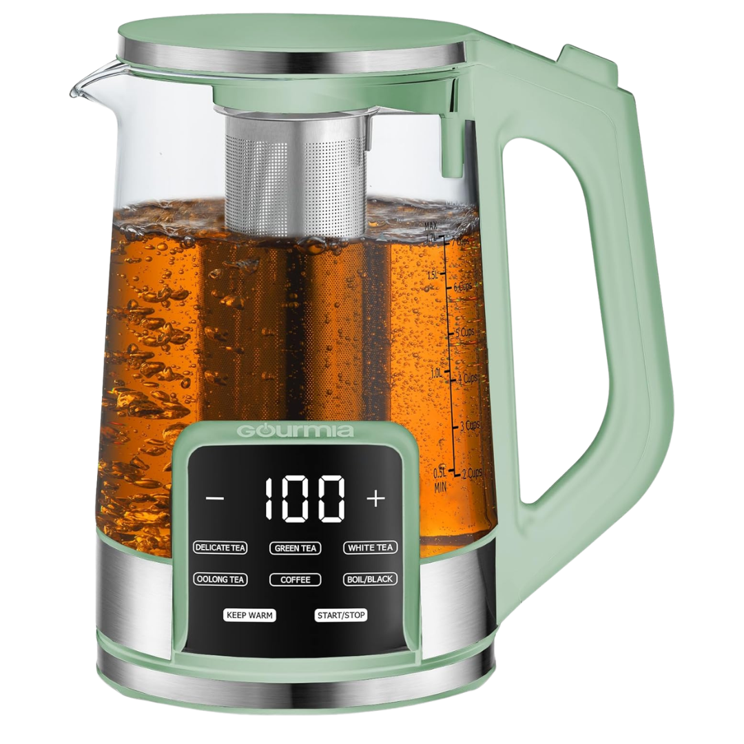 1.7L Gourmia Electric Glass Kettle