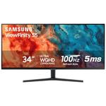 34" Samsung ViewFinity S50GC Series WQHD 100Hz 5ms HDR VA Freesync Monitor