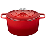 Velaze 6 Qt Enameled Cast Iron Dutch Oven With Lid & Dual Handles