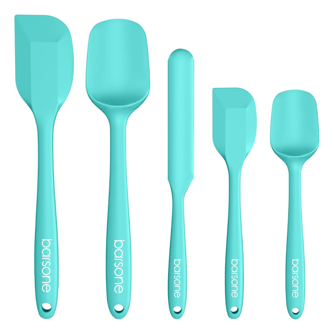 5-Piece Barsone Silicone Spatula Set (Multicolor)