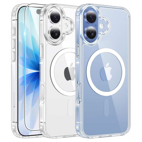 FNTCASE Mag Safe Phone Cases For iPhone 17 Series & Air (Clear)