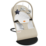 Baby Bouncer Seat With Rocker Oatmeal For Infants