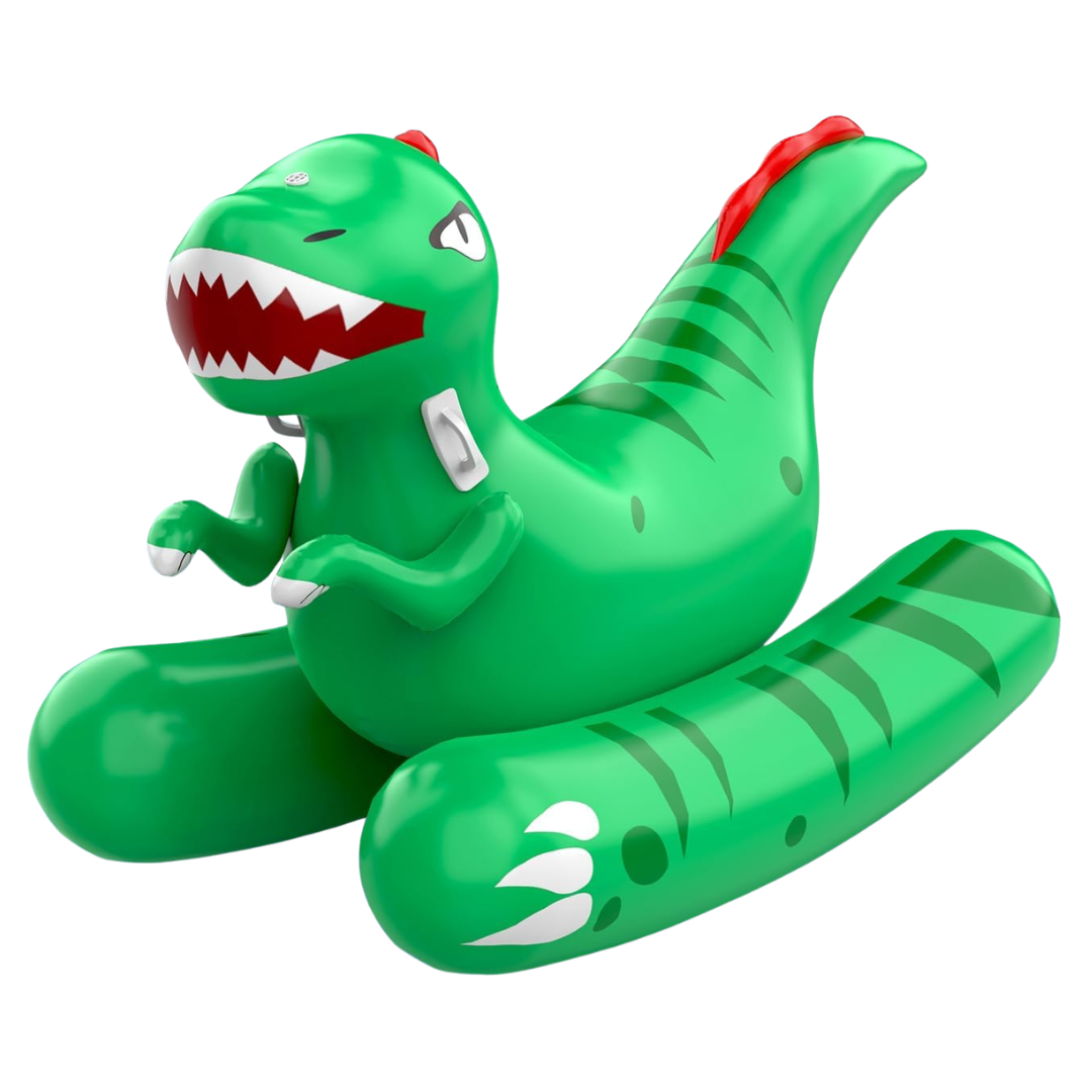 Skirfy 2-In-1 Inflatable Dinosaur Pool Float With Sprinkler