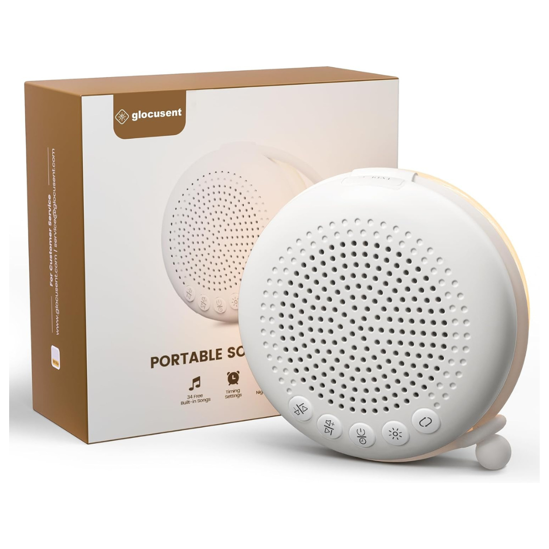 Portable Baby White Noise Machine & Night-Light Speaker
