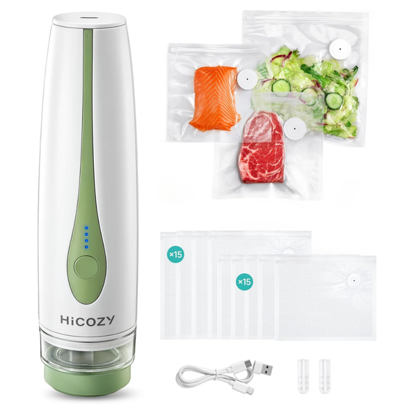 HiCOZY Compact Handheld Vacuum Sealer With Bags