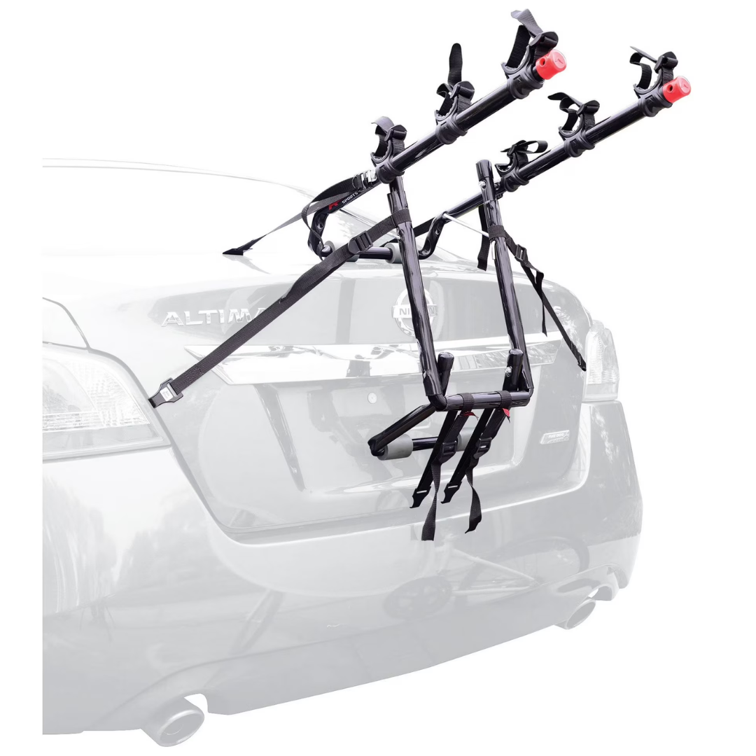 Allen Sports Deluxe 3-Bicycle Trunk Mounted Bike Rack Carrier