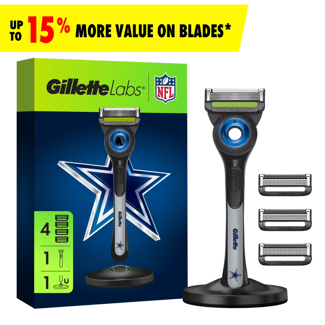 Gillette Labs Special NFL Cowboys Edition Shaving Razor