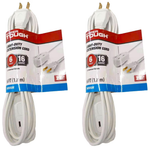 2-Pack Hyper Tough 6FT 16AWG Indoor Household Extension Cord