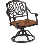 Homestyles Capri Outdoor Swivel Rocking Chair