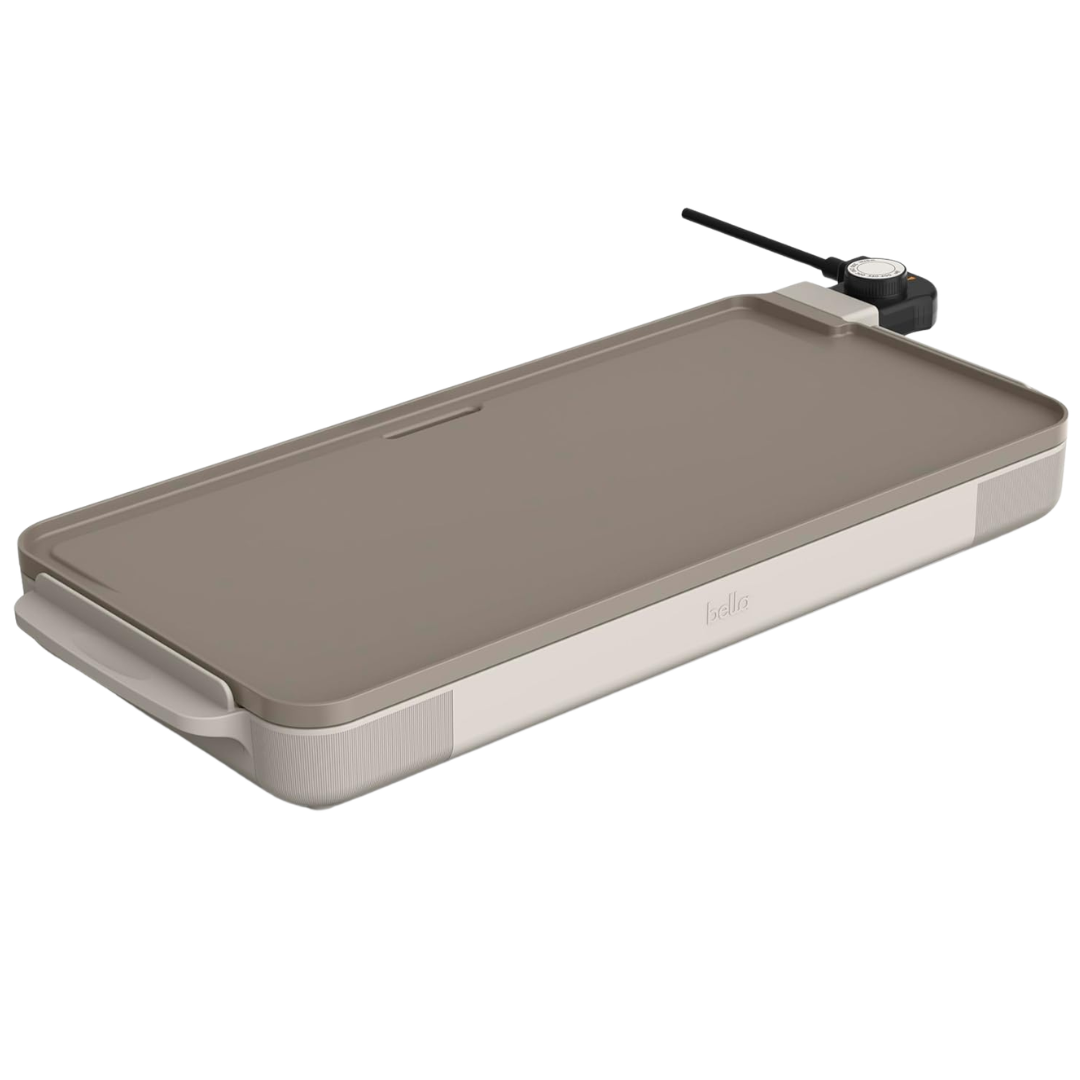 10" x 20" Bella 1500 Watt Electric Griddle With Ceramic Nonstick Coating