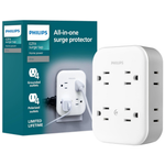 Philips 8-Outlet All-in-One Surge Protector
