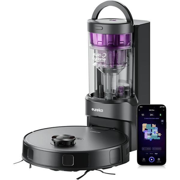 Eureka E20 Plus Robot Vacuum With Bagless Self Emptying Station