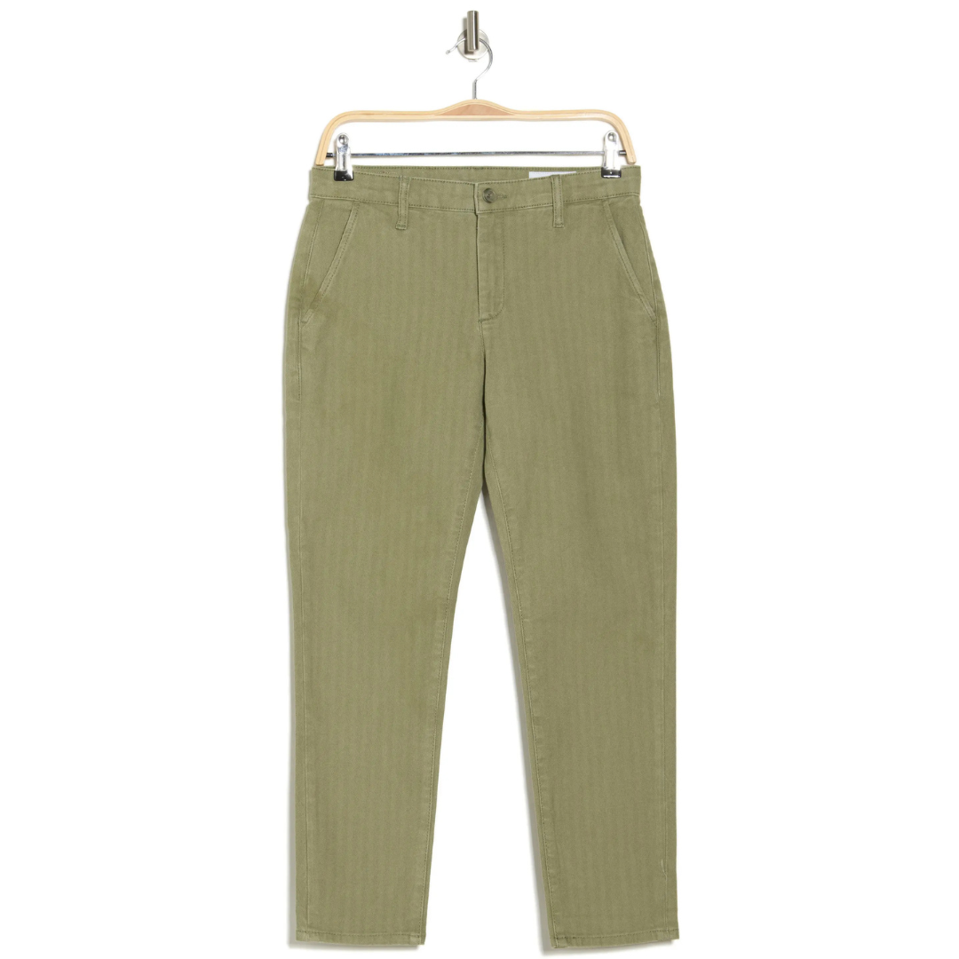 AG Women's Caden Crop Twill Pants (Sulfur Cavalry Sage)