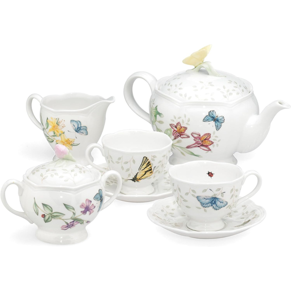 9-Piece Lenox Butterfly Meadow Tea Set