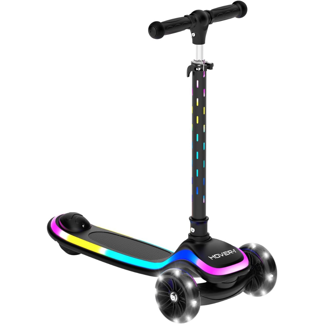 Hover-1 Chroma Folding Kick Scooter with Multicolor Wheel Lights