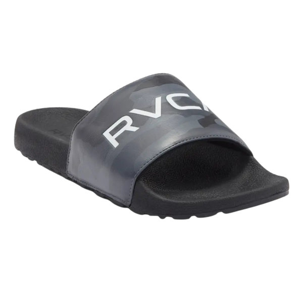RVCA Men's Sport Slide Sandal (Black Camo)