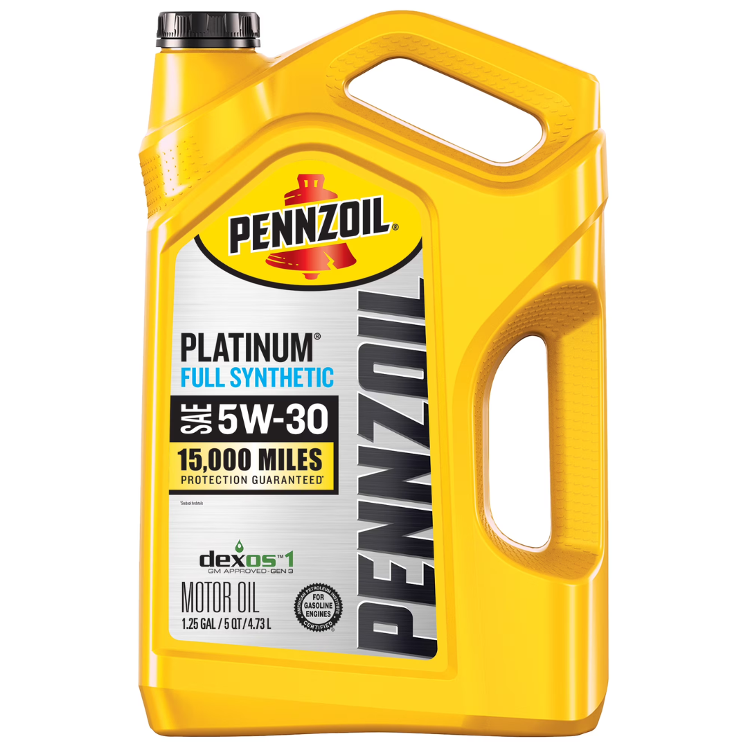 5QT Pennzoil Platinum Full Synthetic 5W-30 Gasoline Engine Oil