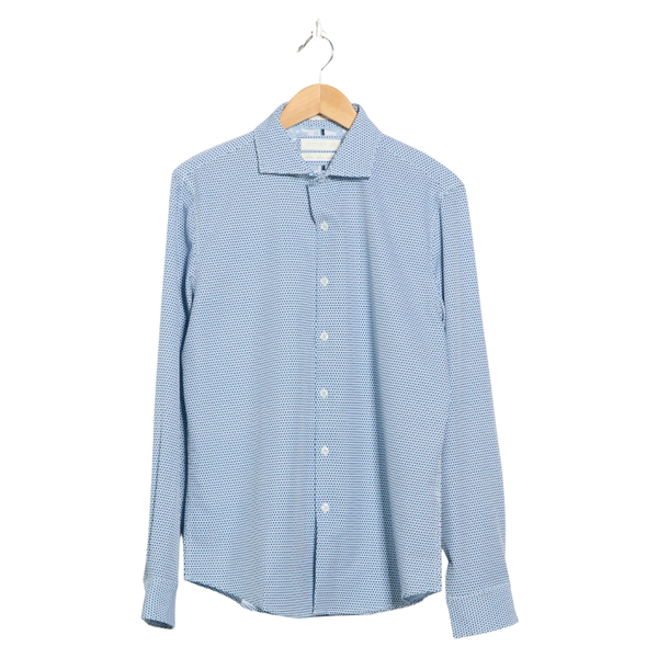 Denim & Flower Men's Geo Tech Long Sleeve Shirt