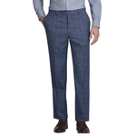 Jos. A. Bank Tailored Fit Windowpane Plaid Suit Wool Blend
