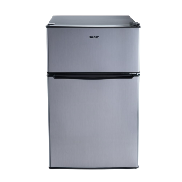 Galanz 3.1 Cu Ft Two Door Mini Fridge With Freezer (2 Colors)