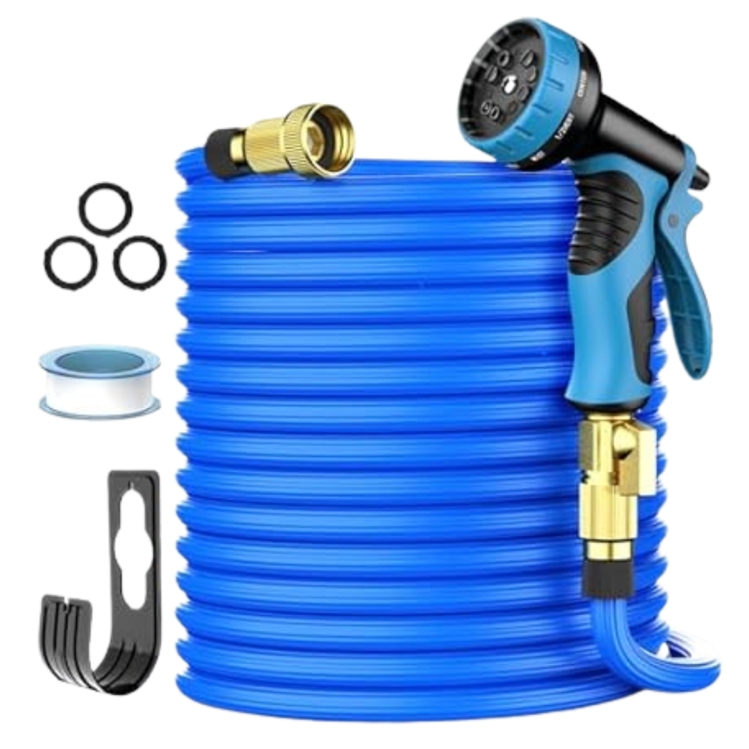 50ft Expandable Garden Hose With Nozzle