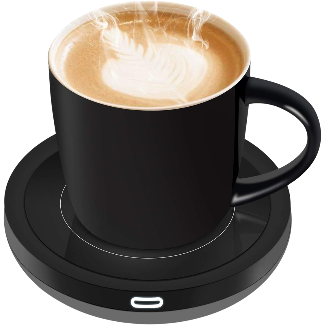 14oz Bestinnkits Smart Coffee Cup Auto On/Off Warmer Set