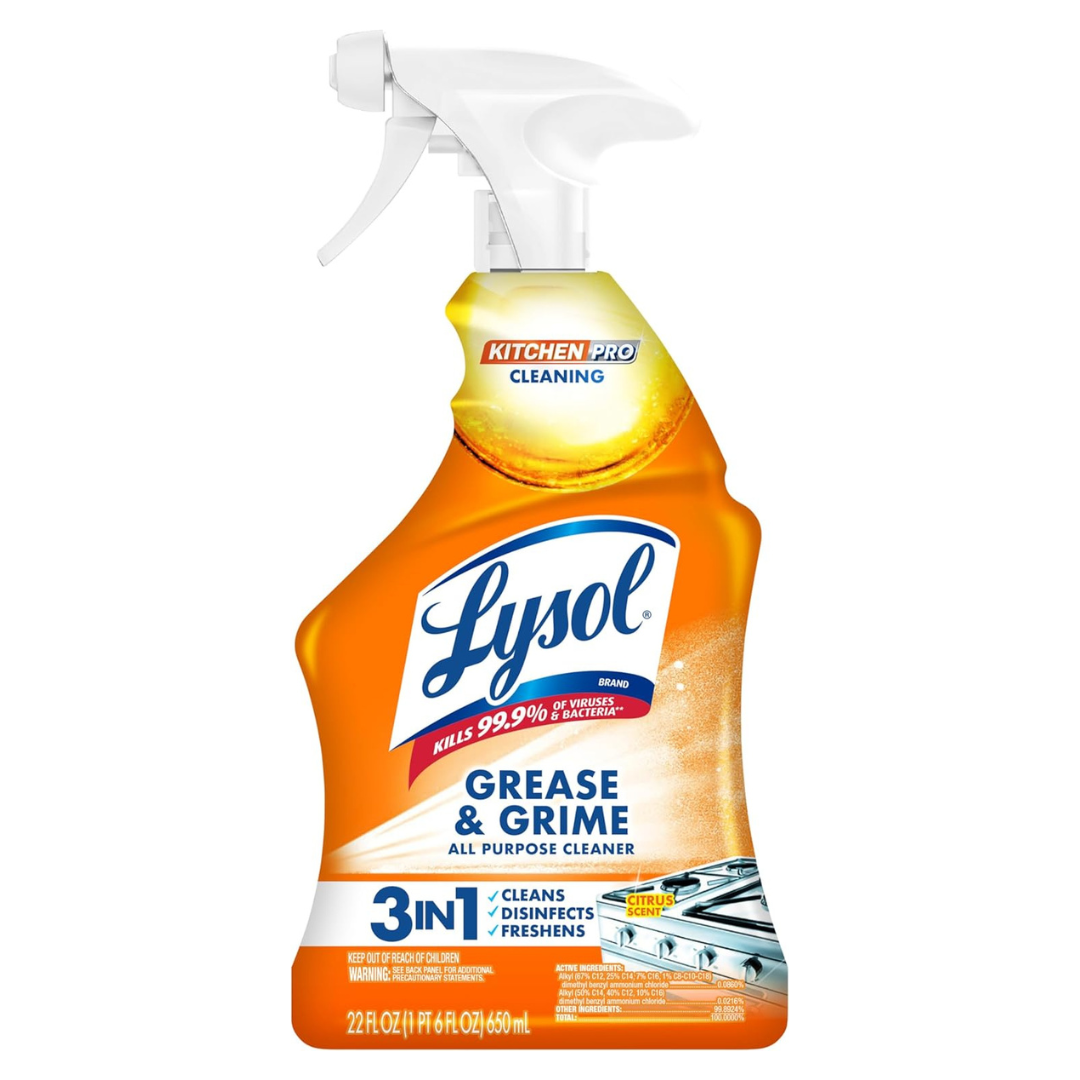 22-Oz Lysol Pro All Purpose Kitchen Spray Cleaner & Degreaser