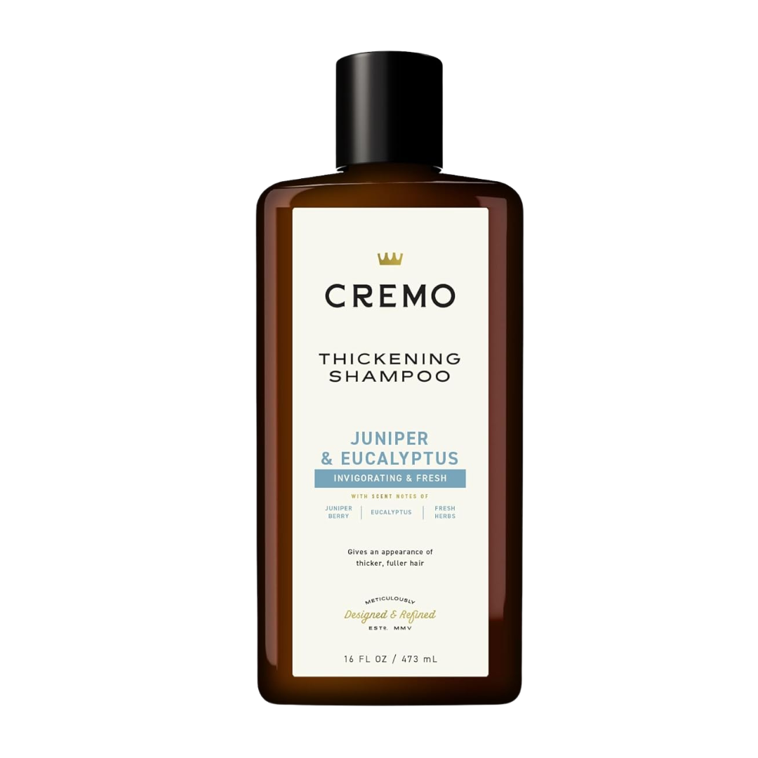 16 Fl oz Cremo Juniper & Eucalyptus Barber Grade Thickening Shampoo