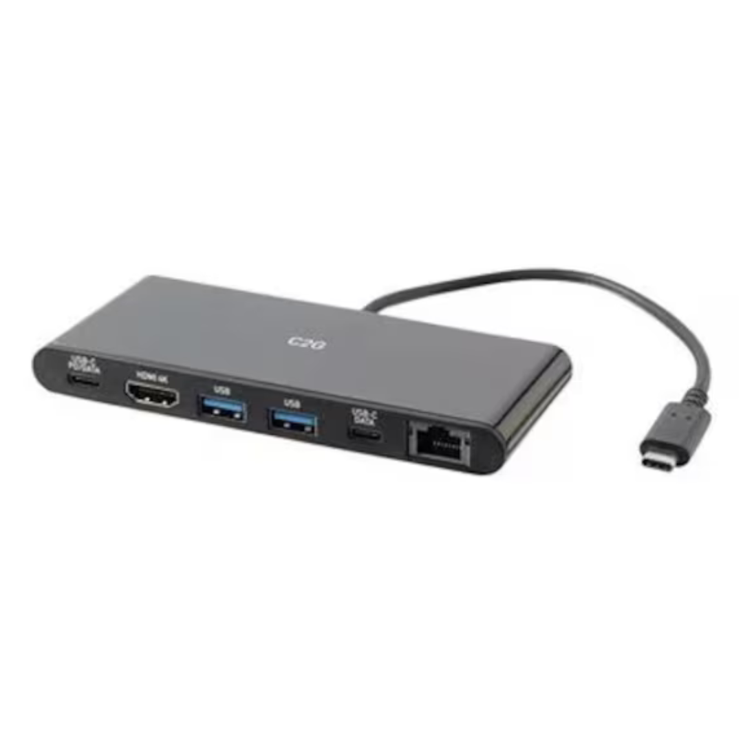 C2G USB-C Docking Station With 4K HDMI, Ethernet, USB & Power