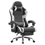 Dowinx Footrest & Massage Lumbar Ergonomic Gaming Chair