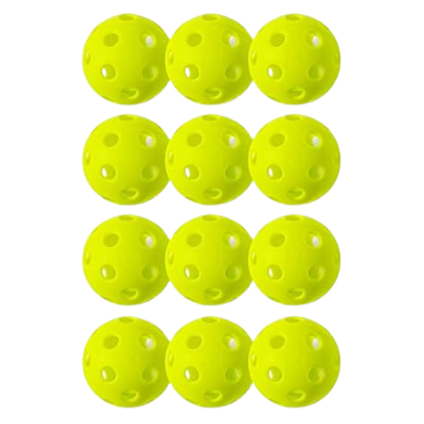 12-Count Franklin Sports X-26 Indoor Pickleballs