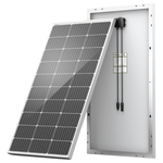 HQST 100W 12V 9BB Monocrystalline Solar Panel W/ Solar Connectors