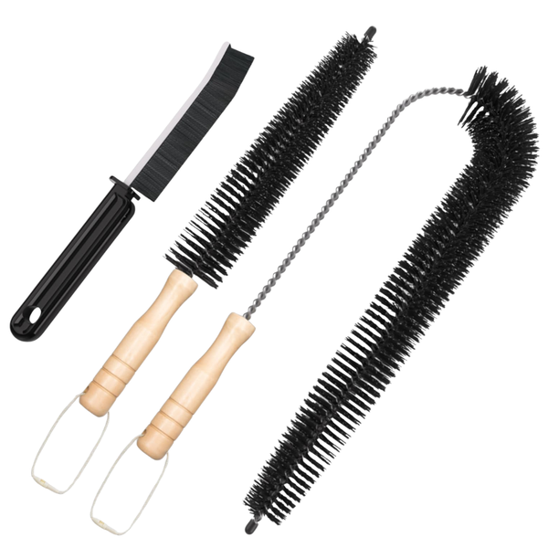 3-Pack Dryer Vent Cleaner Kit With Lint And Coil Brushes