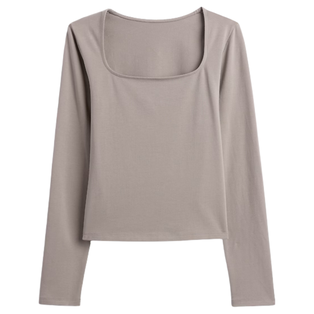 Gap Factory Women's Stretch Jersey Scoopneck Top