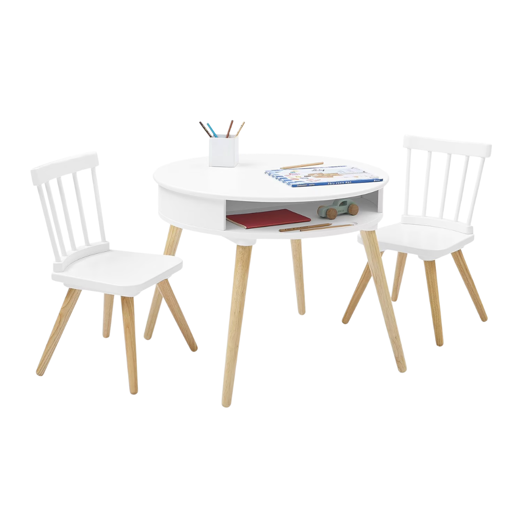 Delta Children Hudson Storage Table And 2-Piece Chair Set (2 Colors)