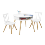 Delta Children Hudson Storage Table And 2-Piece Chair Set (2 Colors)