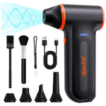 JUFINX 150K RPM Electric Compressed Air Duster W/ 3-Speed