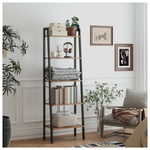 67.9" H X 22" W Williston Forge Jabari Metal Ladder Bookcase