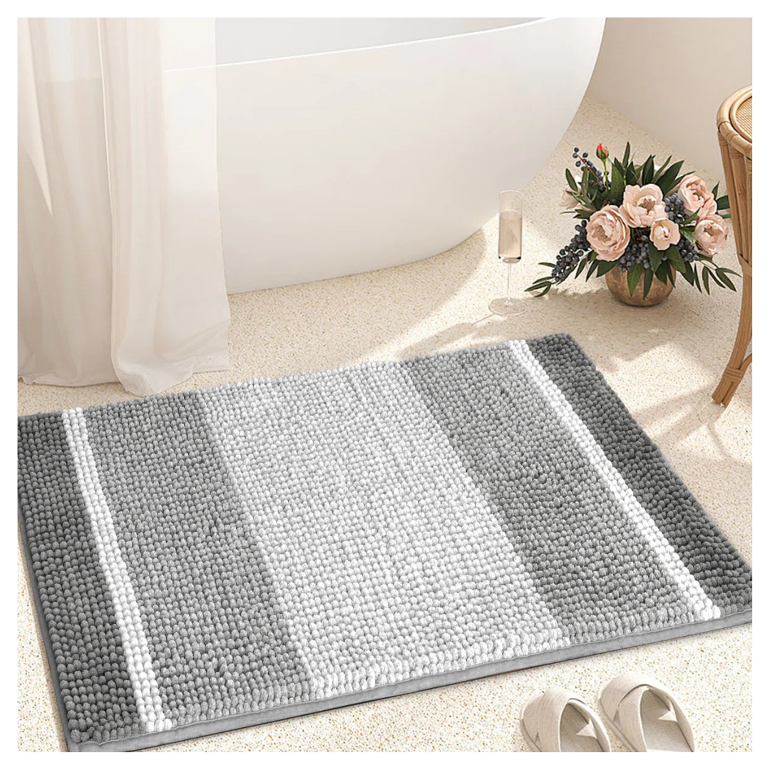Sand & Stable Mersin Gradient Chenille Soft Plush Bath Rug