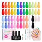 32-Piece Beetles Pastel Gel Nail Polish Set (Doodle Dreams Pastel Gel)