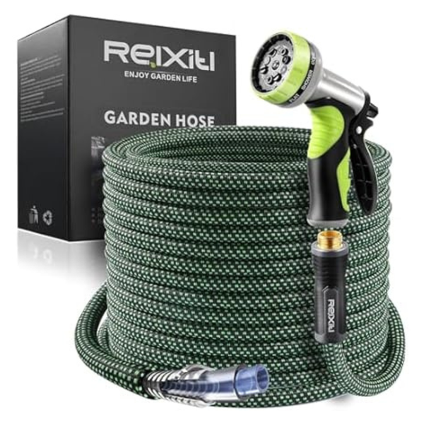 100-Feet Relxitl Flexible Garden Hose With 10 Function Sprayer