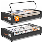 2-Pack SpaceHacks Under Bed Storage With Wheels