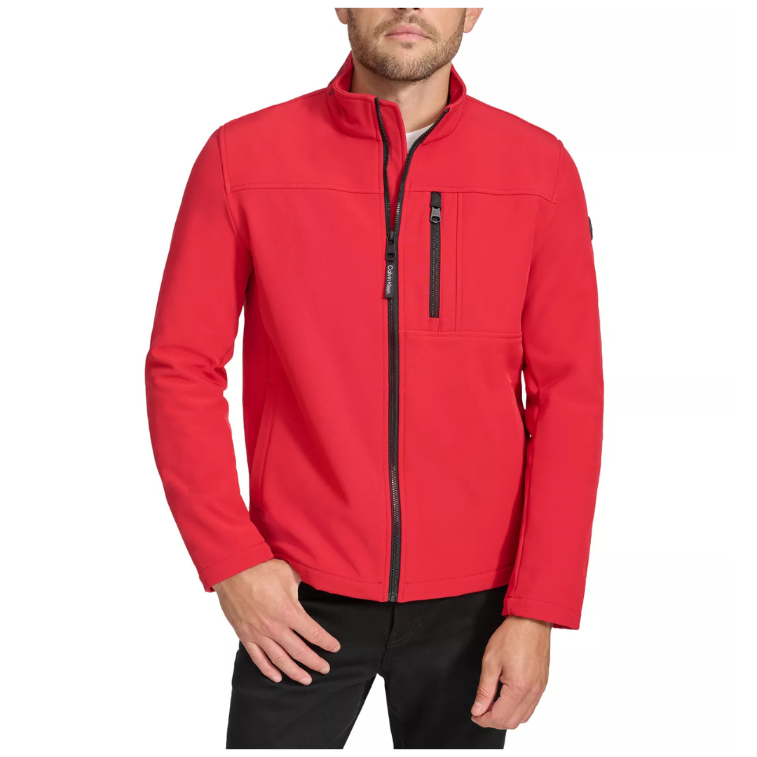 Calvin Klein Men's Infinite Stretch Water Resistant Soft Shell Jacket (7 Colors)
