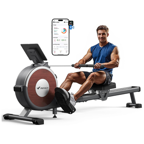 Merach Max 350lb Weight Capacity Magnetic Rowing Machine