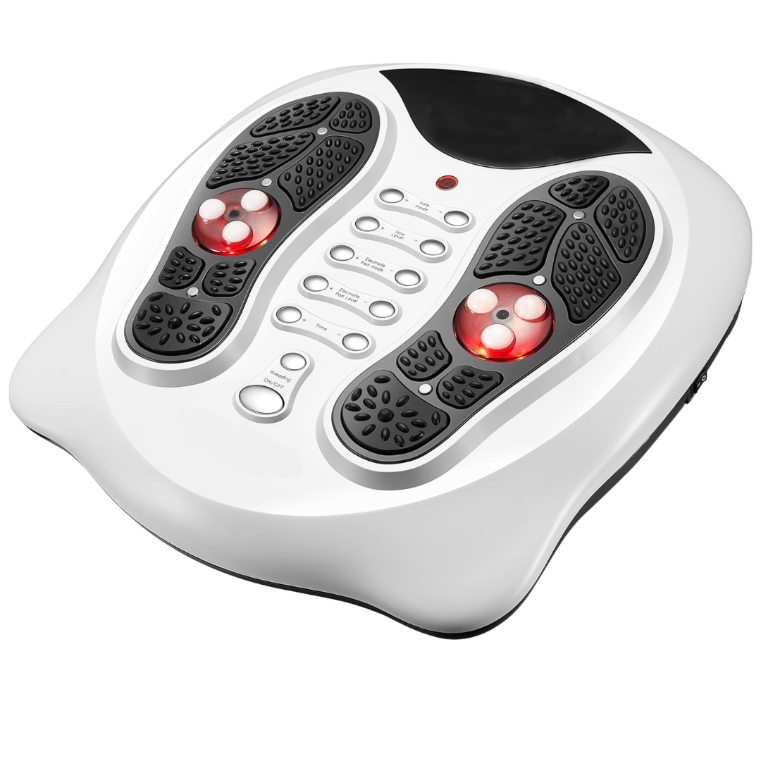 Fit King 3-in-1 EMS Neuropathy Pain Relief Foot Massager W/ TENS Pads